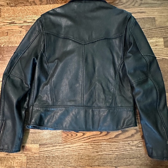 Leather Motorcycle Jacket - Picture 3 of 6